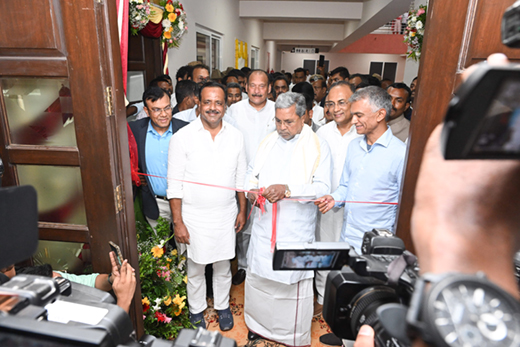 CM Siddaramaiah inaugurates new DC office complex “Praja Soudha” at Padil